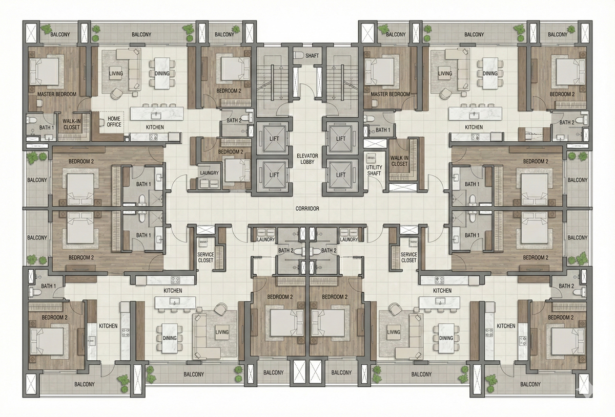 Mặt bằng tầng Skyview